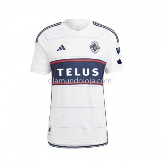 Camisola Vancouver Whitecap s Homem Equipamento Primeiro 2023-2024 Manga Curta